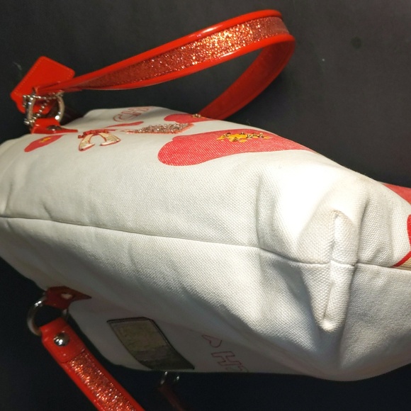 RARE Coach Poppy Cherry Chan Tote Bag - Picture 14 of 15